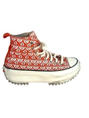 Converse Shoes Womens 9 Run Star Hike Hi Summer Spirit Platform Orange White